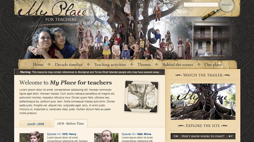 ‘Giving space to the voices of the past’: My Place site updated 
